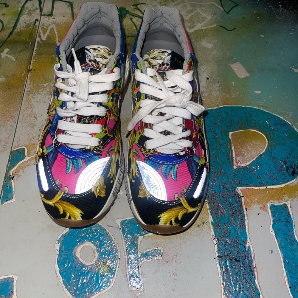 Size 44 Versace sneakers